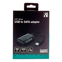 USB 3.0 til SATA adapter - 2,5tm harddisk