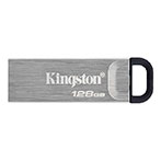 USB 3.2 nøgle 128GB (m/hank) Sølv - Kingston Kyson