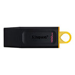 USB 3.2 nøgle 128GB (m/hank) Sort - Kingston Exodia