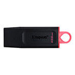 USB 3.2 nøgle 256GB (m/hank) Sort - Kingston Exodia