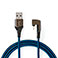 USB-A til Lightning kabel - 1m (Gaming 180) Bl - Nedis