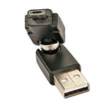 USB Adapter (A han til Micro-B han) - 360gr