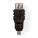 USB adapter (USB-A Hun/USB Micro-B Han) Nedis