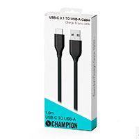 USB-C 3.1 Kabel - 1m (USB-C/USB-A) Champion