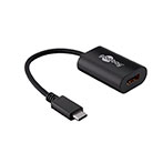 USB-C adapter 0,2m (USB-C/HDMI) Sort - Goobay