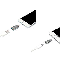 USB-C adapter (USB-C til USB-A+Micro USB) Logilink - 2-Pack