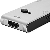 USB-C Dock 4K (HDMI+USB-A+USB-C+SD) Deltaco