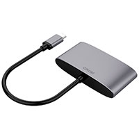 USB-C til HDMI/USB-A/USB-C adapter (m/strm port) Deltaco