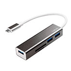 USB-C Hub (3xUSB-A/Kortlæser) Logilink