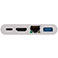 USB-C Dock 4K (HDMI+USB-C+USB-A 3.0+RJ45) Hvid - Goobay