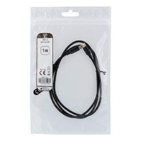 USB-C til Lightning kabel 1m (stofbekldt) Sort - Epzi