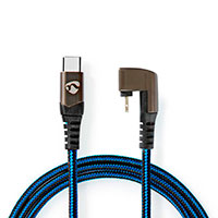 USB-C til Lightning kabel - 2m (Gaming 180) Bl - Nedis