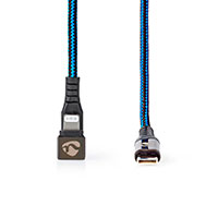 USB-C til Lightning kabel - 2m (Gaming 180) Bl - Nedis