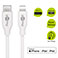USB-C til Lightning kabel 2m (MFi) Hvid - Goobay
