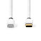 USB-C til Lightning kabel - 2m (MFi) Hvid - Nedis