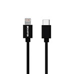 USB-C til Lightning kabel - 2m (MFi) Sort - Champion