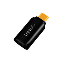 USB-C til minijack adapter m/DAC (USB-C/3,5mm) Logilink