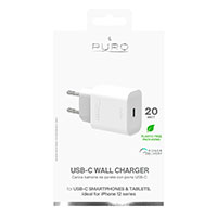 USB-C oplader 20W (1xUSB-C) Puro