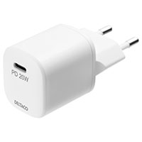 USB-C oplader 20W m/USB-C/Lightning kabel (1xUSB-C) Deltaco