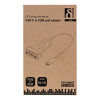 USB-C til RS232 adapter (DE9) - Deltaco
