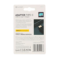 USB-C til USB-A 3.0 adapter Platinet