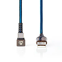 USB-C til USB-A kabel - 1m (Gaming 180) Bl - Nedis