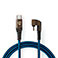 USB-C til USB-C kabel - 2m (Gaming 180) Bl - Nedis