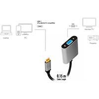 USB-C til VGA adapter (4K) Logilink