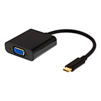 USB-C til VGA adapter m/audio (1080p) Deltaco