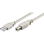 USB kabel (A han/B han) - 0,25m