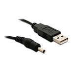 USB kabel med strøm stik 3,5mm - 1,5m