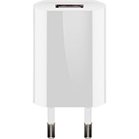 USB lader Slim 1A - Top (1xUSB-A) Hvid - Goobay