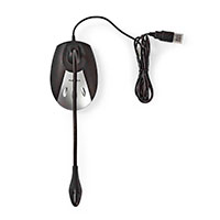 USB mikrofon til PC (kablet) Sort - Nedis