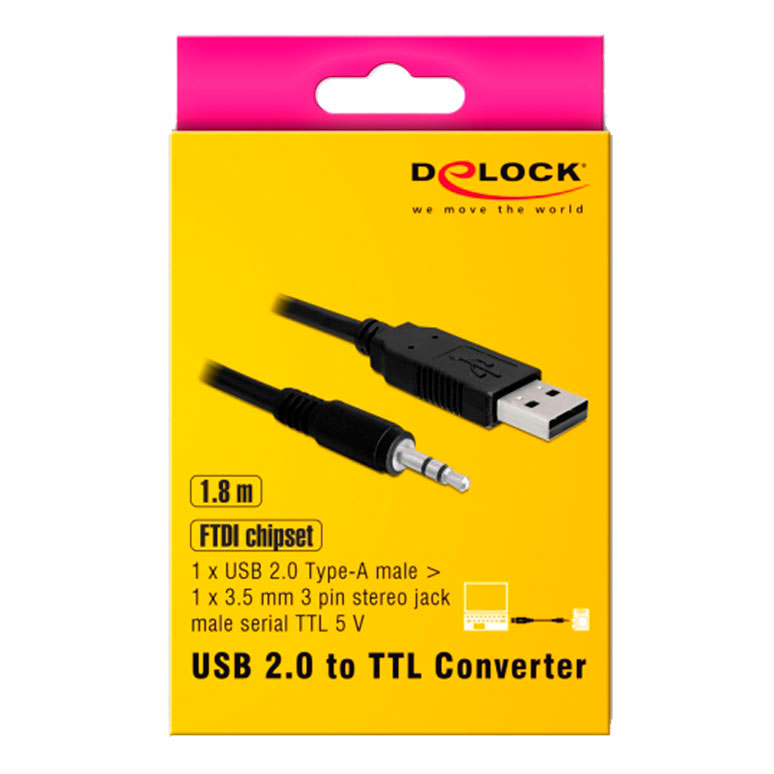 USB til minijack kabel 1,8m DeLock