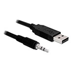 USB til minijack kabel - 1,8m (USB-A/3,5mm) DeLock