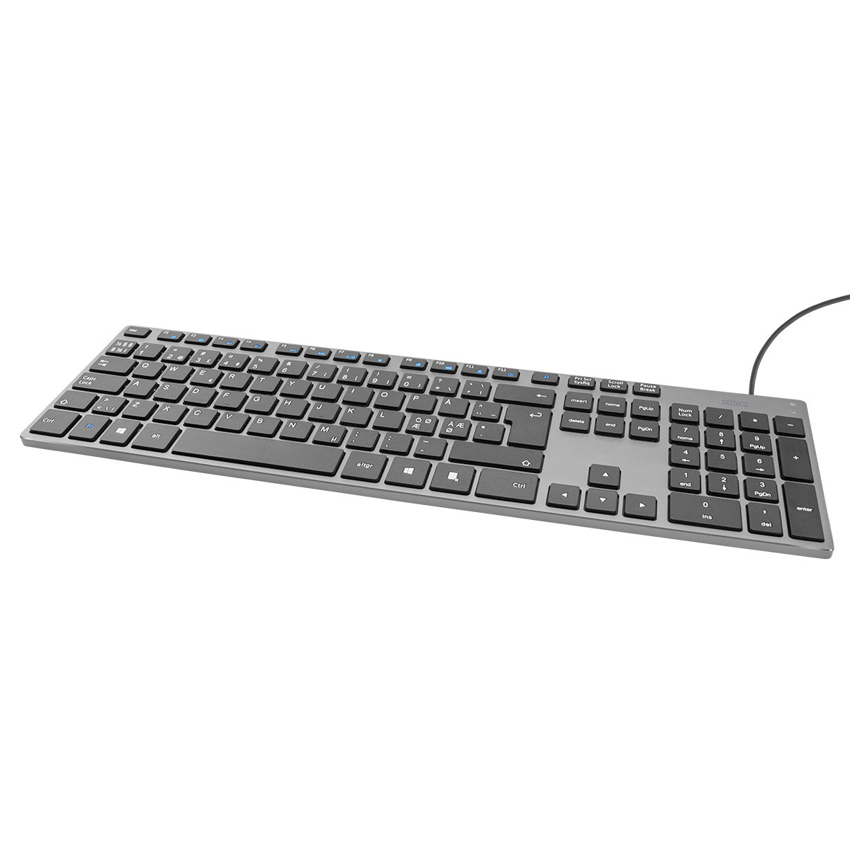 badminton Mariner Variant USB tastatur Aluminium (Slim) Deltaco