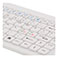 USB Tastatur m/touchpad (Vandtt) Hvid - Deltaco