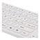 USB Tastatur (Vandtt silikone) Hvid - Deltaco