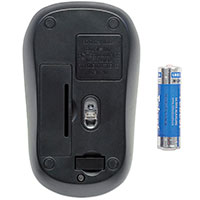 USB Trådløs mus (1000 dpi) Sort/Grøn - Manhattan