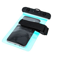Vandtt Smartphone taske m/armbind (5,5tm) Bl