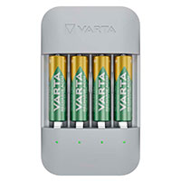 Varta Eco Charger Pro Batterilader + 4x AA Batterier (2100mAh)