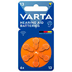 Varta Hearing Aid 13 Batteri t/Høreapparat - 6pk