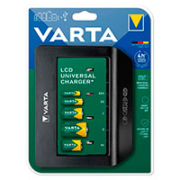 Varta LCD Universal Charger Batterilader (AA/AAA/9V/C/D)
