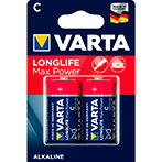 Varta Longlife Max Power C Batterier (LR14) 2-pack