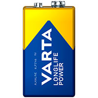 Varta Longlife Power 9V Batteri (Alkaline) 2pk