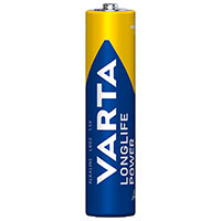 Varta Longlife Power AAA LR03 Batteri 1,5V (Alkaline) 8pk
