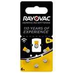 Varta Rayovac Høreapparat Batteri Str. 10 (6pk)