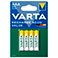 Varta Recharge Accu Value AAA HR03 Batteri 800mAh (NiMH) 4pk