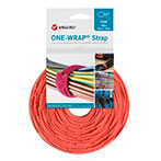 Velcro One Wrap Strap Kabelbinder Velcrobånd - 20mm (150mm) 25pk - Orange