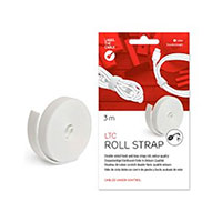 Velcrobnd LTC Roll Strap - 16mm (hvid) 3m